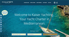 Desktop Screenshot of kaiser-yachting.com