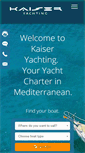 Mobile Screenshot of kaiser-yachting.com